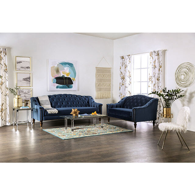 Furniture of America Martinique Stationary Fabric Sofa SM2230-SF IMAGE 2
