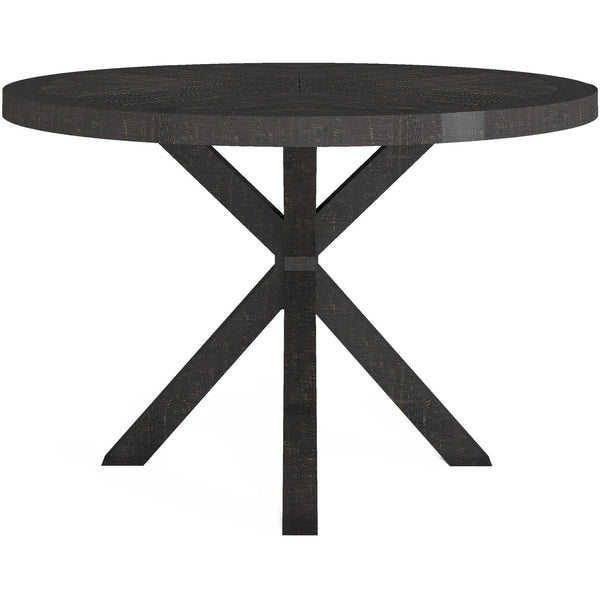 Flexsteel Round Chevron Dining Table W1004-834 IMAGE 1
