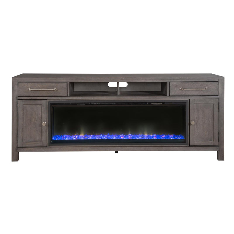 Liberty Furniture Industries Inc. TV Stand with Cable Management FIRE-BOX-406-78 IMAGE 2