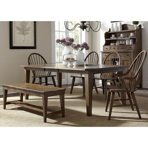 Liberty Furniture Industries Inc. Hearthstone 382-DR-6RTS 6 pc Dining Set IMAGE 1
